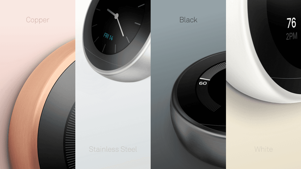 New Colors Available for Nest Thermostat