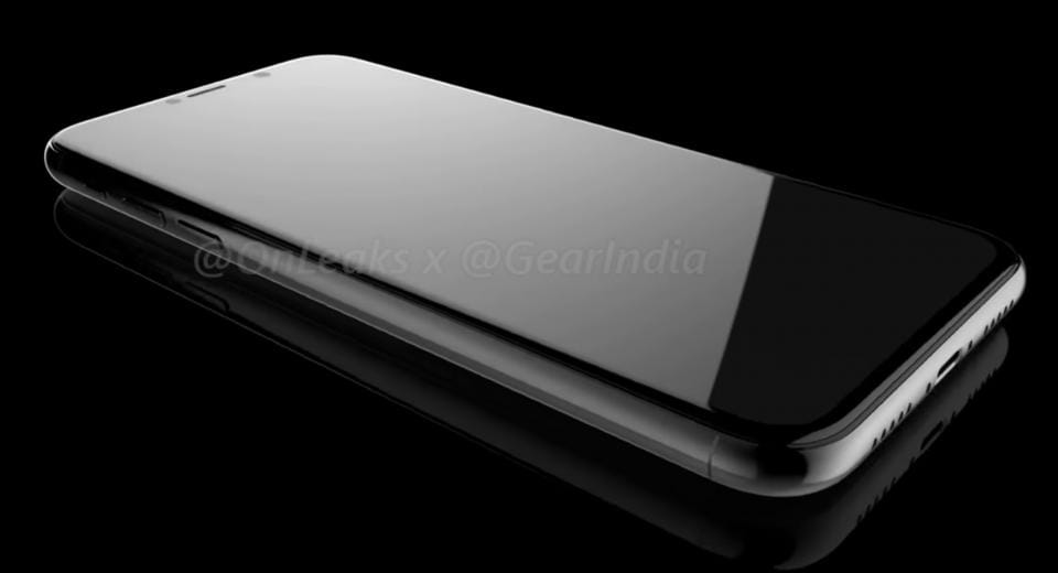 iPhone 8 screen concept design