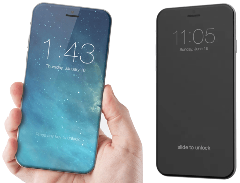 Conceptual design of iPhone 8