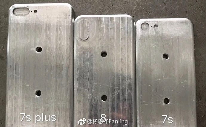 Leaked iPhone 8 Molds