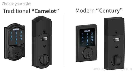 Schlage Door Lock Camelot vs. Century