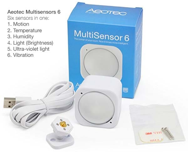 Aeotec Multisensor 6: Monitor Motion, Temp, and Lux in SmartThings