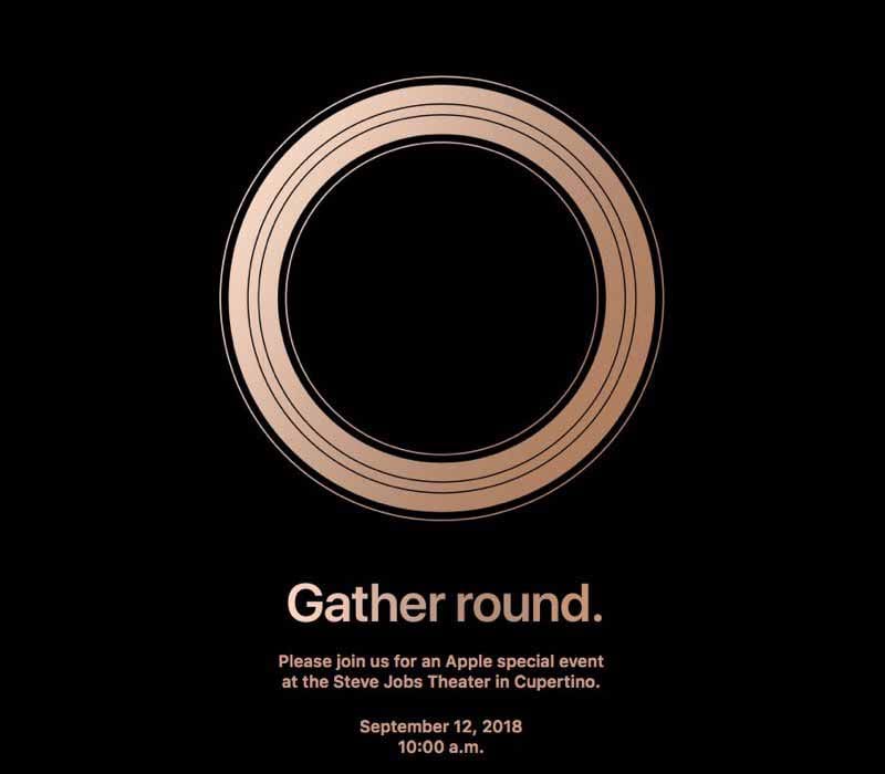 Apple 'Gather round' Launch Event: iPhone XS, iPhone XR, and Watch
