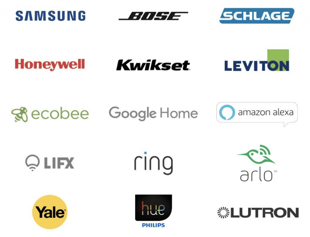 Works with SmartThings - Brand Logos
