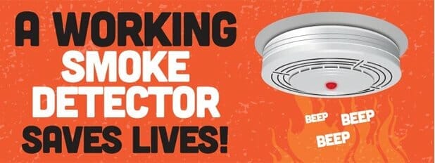 fire - smoke detector saves lives