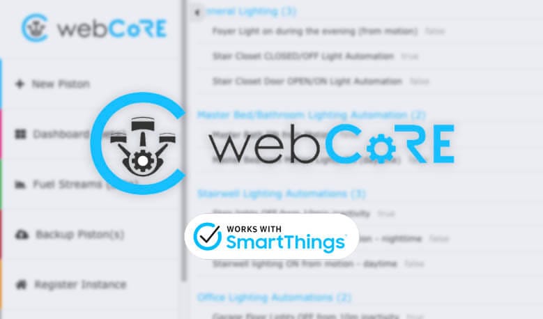 WebCoRE Automation for SmartThings