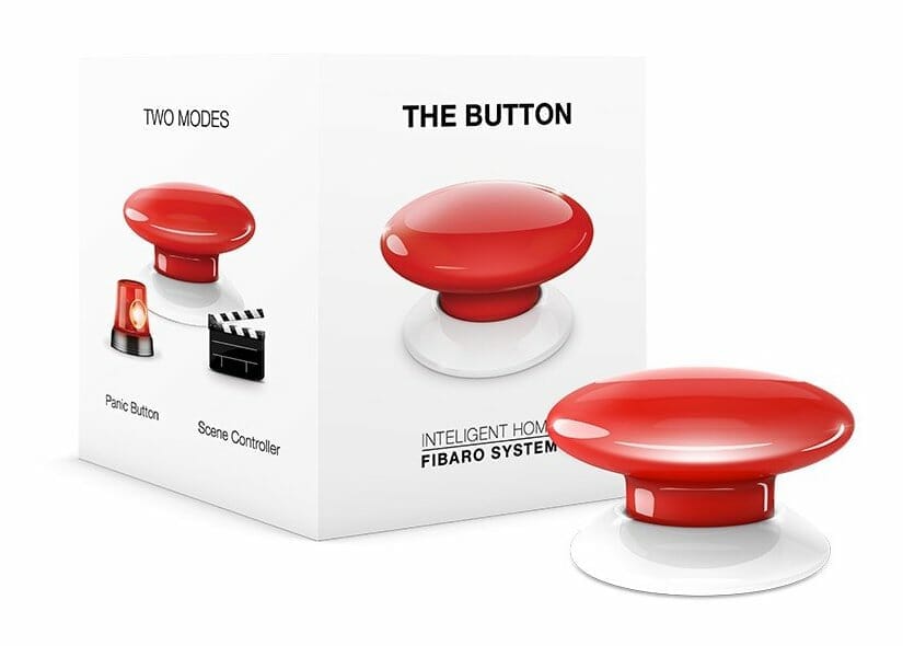Fibaro Z-Wave Button: Big & Simple