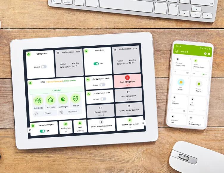 Hubitat Rule Machine interface