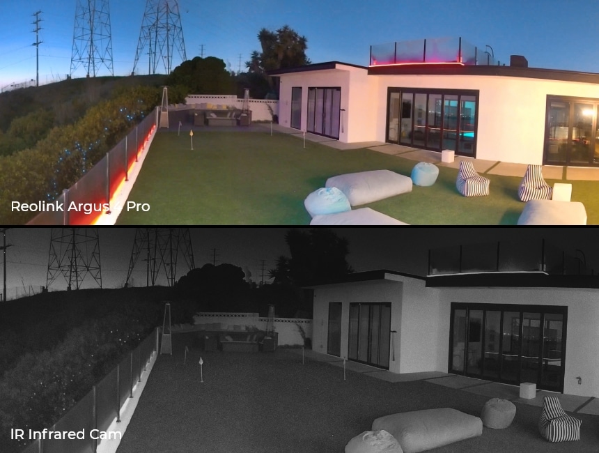 Reolink Argus 4 Pro at night