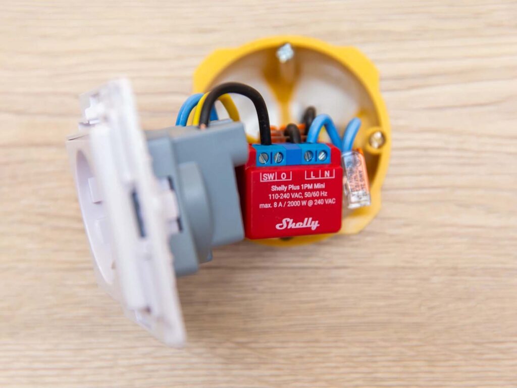 Shelly Plus 1 wiring diagram