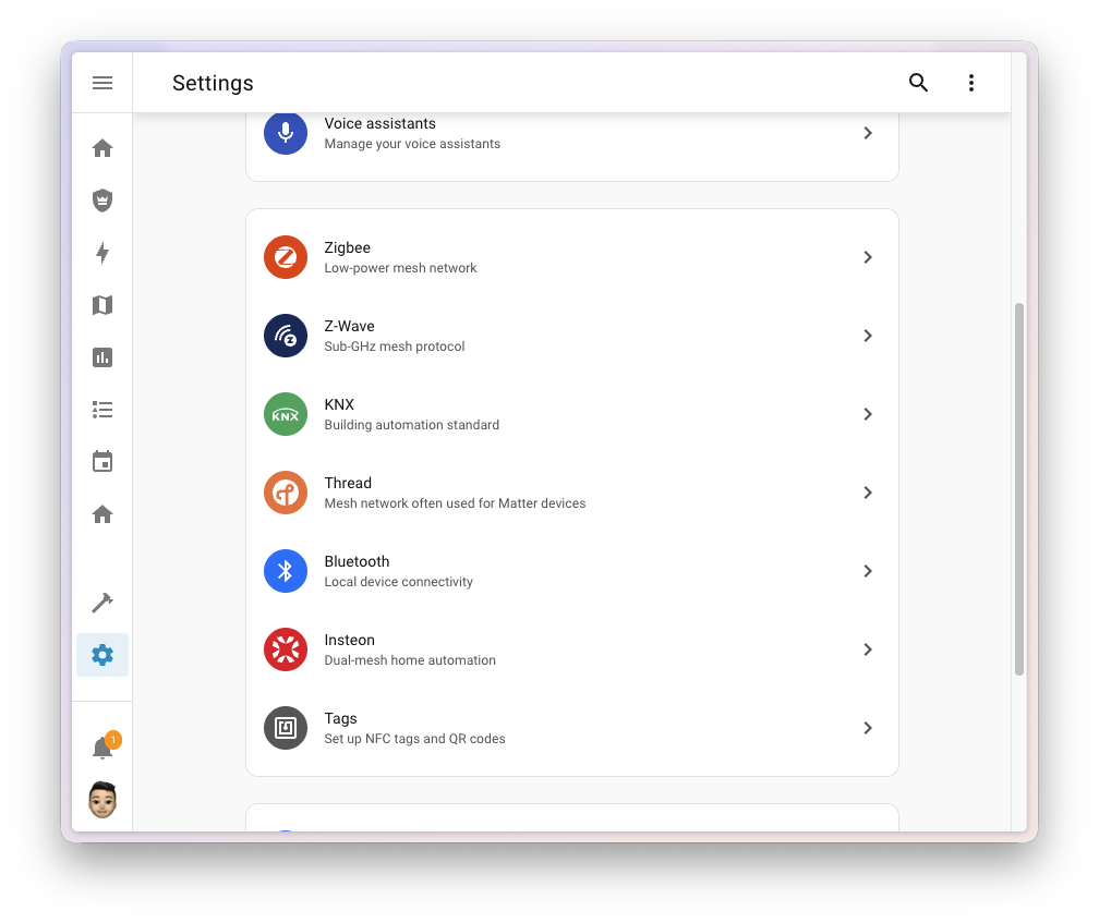 Thread network visualization in Home app