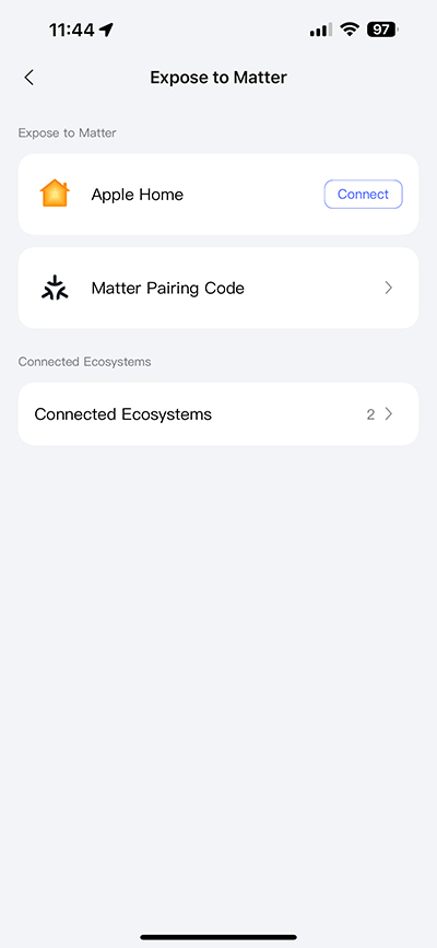 Aqara M3 Matter bridge diagram