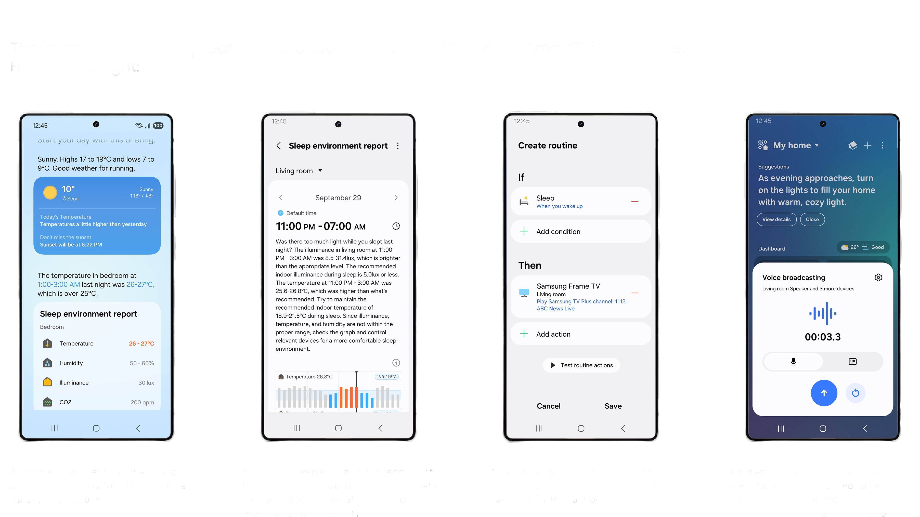 SmartThings app interface